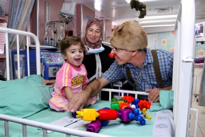 Aya Aiid Abo-Mois from Jenin at the Rambam Medical Center, Haif, Israel